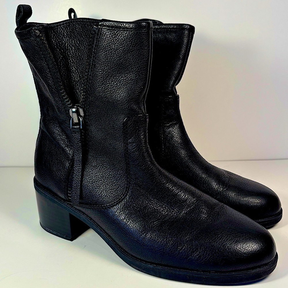 Clark’s Classic Y2K Steampunk Festival Grunge Moto Boot w/Side Zip Sz8
